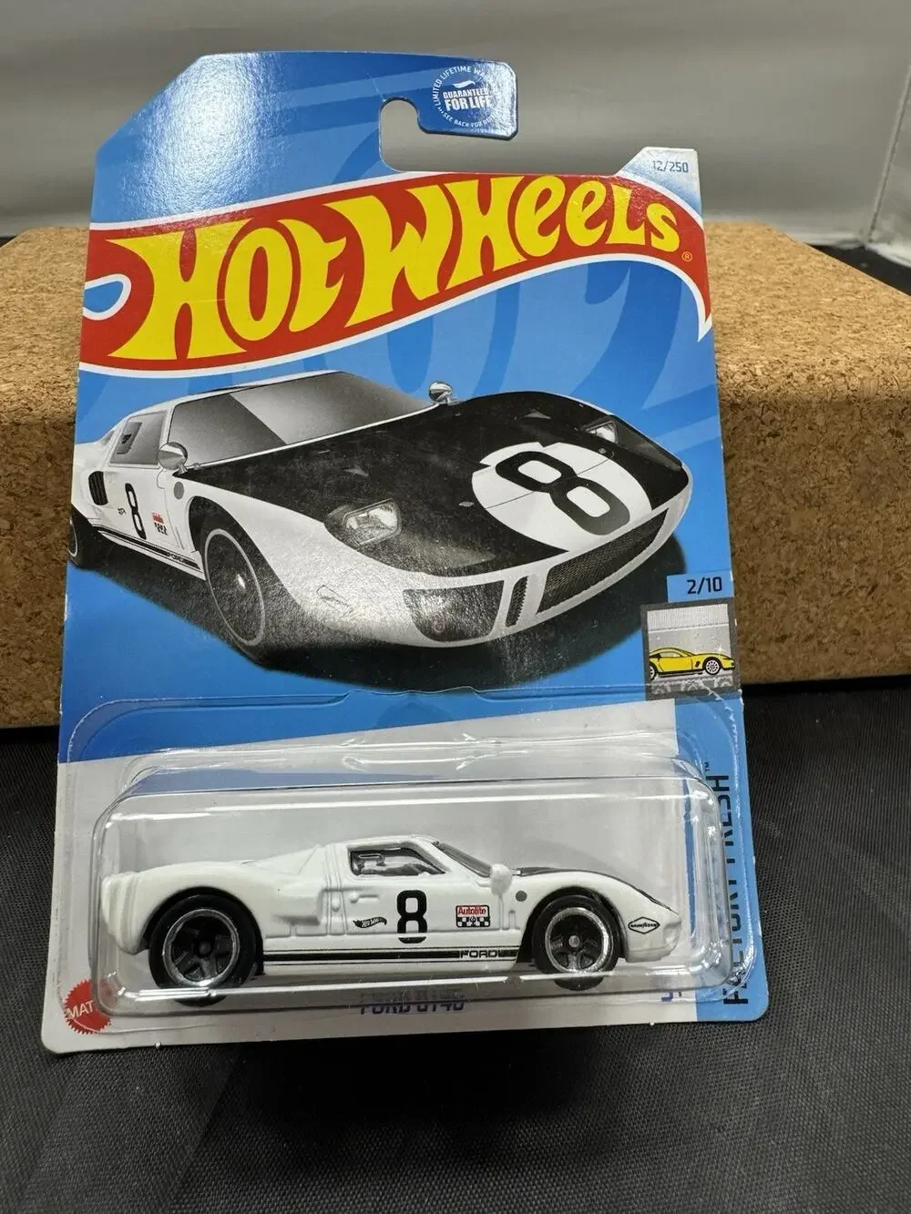 Hot Wheels 2024 Factory Fresh Ford GT40 White #8 12/250 HTC51 2/10 1:64 Diecast